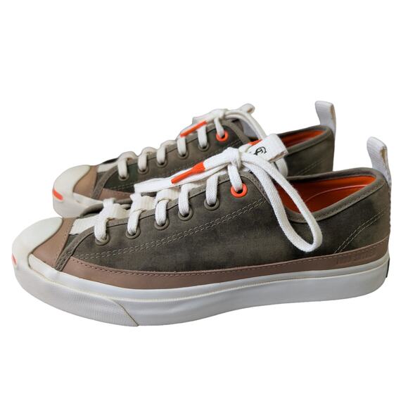Converse x Todd Snyder Jack Purcell Rebel Prep Elmwood Egret Low Top Sneaker W8 - Picture 3 of 12
